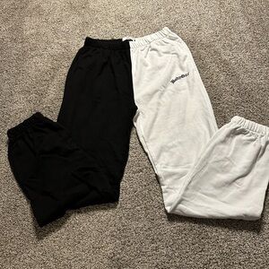 🤍 Adika Black and White Sweatpants 🤍